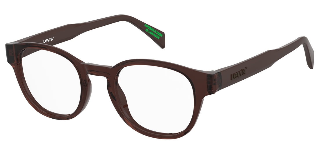 Occhiali da vista levis lv 1104 09q marron pantos unisex taglia 48mm - Vista principale