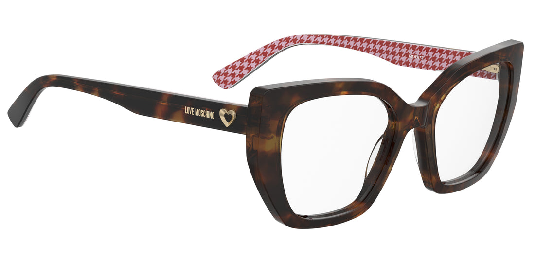 Occhiali da vista moschino love mol672 2vm estampado cat eye femenino taglia 53mm - Vista dettagliata