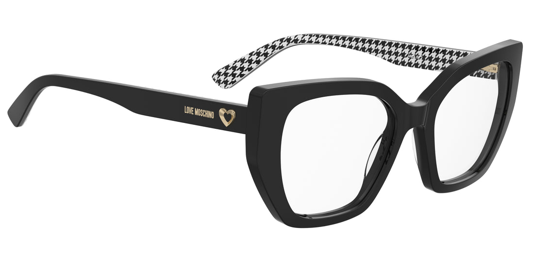 Occhiali da vista moschino love mol672 7rm estampado cat eye femenino taglia 53mm - Vista dettagliata