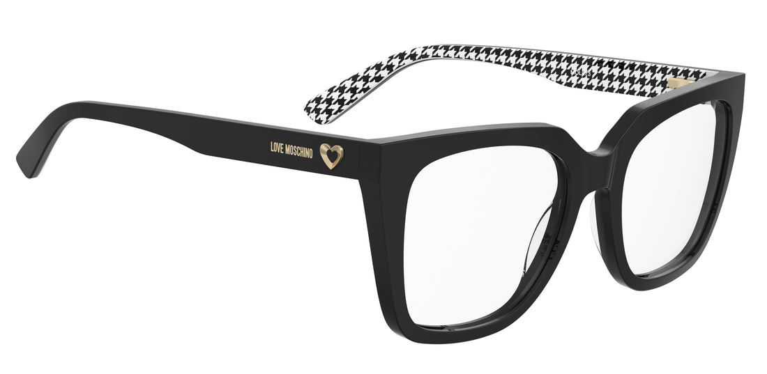 Occhiali da vista moschino love mol673 7rm estampado square femenino taglia 54mm - Vista dettagliata
