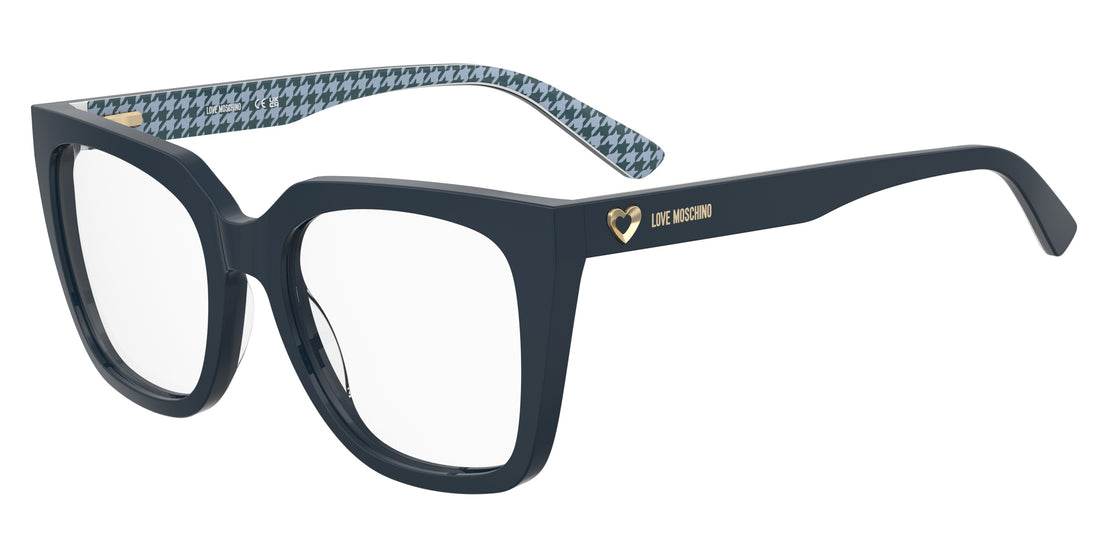 Óculos graduados moschino love mol673 s6f estampado square femenino tamanho 54mm - Vista principal