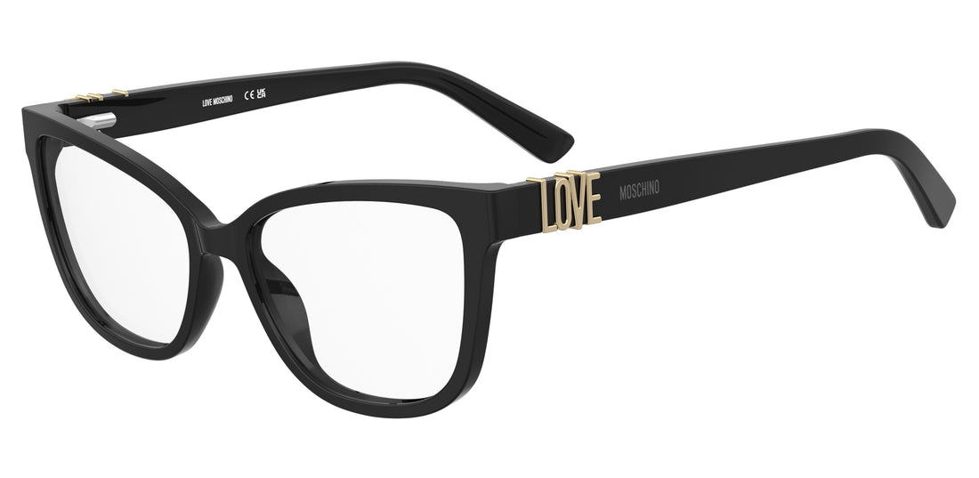 Occhiali da vista moschino love mol675 807 negro cat eye femenino taglia 55mm - Vista principale