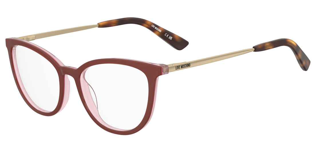 Óculos graduados moschino love mol678 l7q naranja cat eye femenino tamanho 54mm - Vista principal