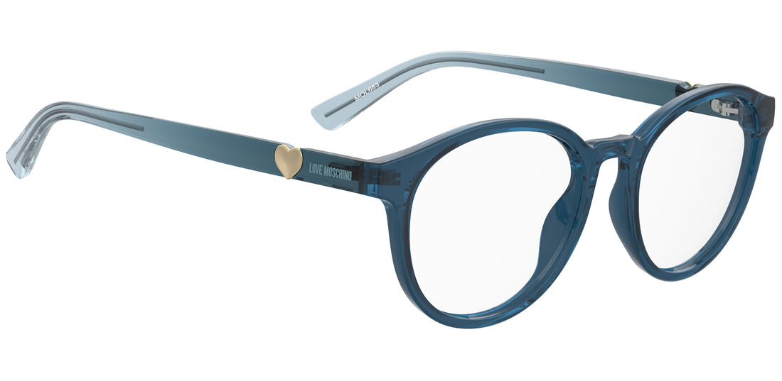 Occhiali da vista moschino love mol683 zi9 verde pantos femenino taglia 52mm - Vista dettagliata