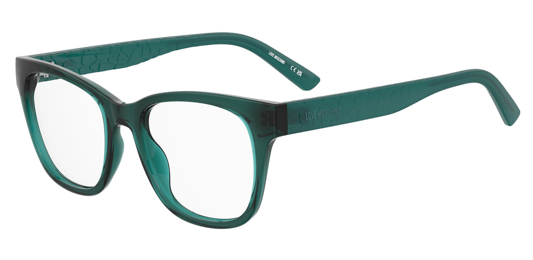 Occhiali da vista moschino love mol684 1ed verde square femenino taglia 52mm - Vista principale