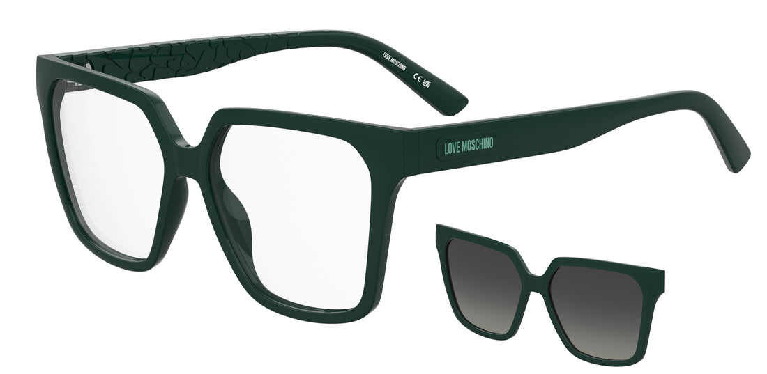 Gafas de sol moschino love mol688/c 1ed lb verde square femenino talla 55mm - Vista principal