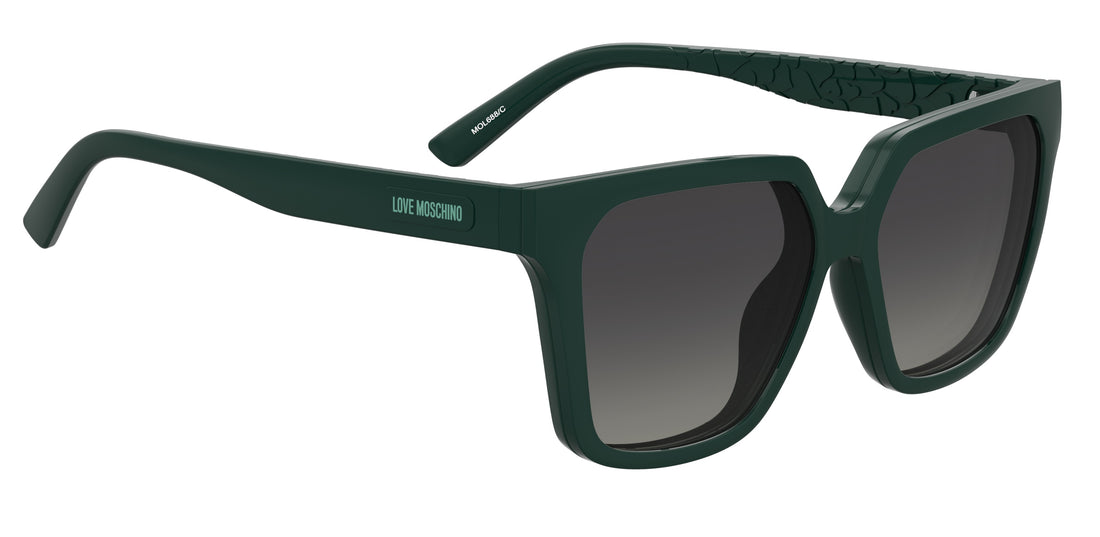 Gafas de sol moschino love mol688/c 1ed lb verde square femenino talla 55mm - Vista de detalle