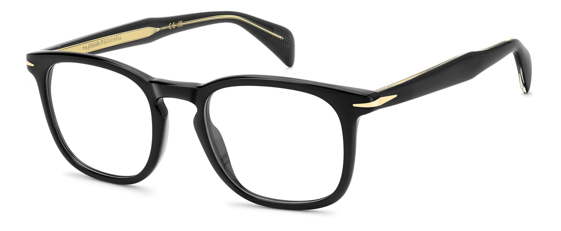 Briller david beckham db 1236 807 negro rectangular masculino størrelse 52mm - Hovedvisning