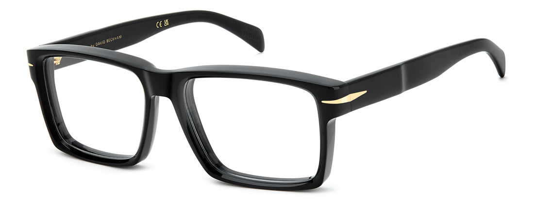 Briller david beckham db 7168 807 negro rectangular masculino størrelse 56mm - Hovedvisning