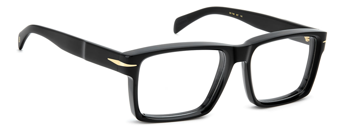 Briller david beckham db 7168 807 negro rectangular masculino størrelse 56mm - Detaljeret visning
