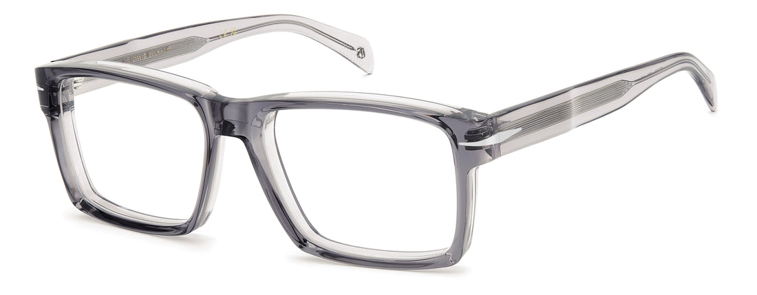 Briller david beckham db 7168 tx7 gris rectangular masculino størrelse 56mm - Hovedvisning