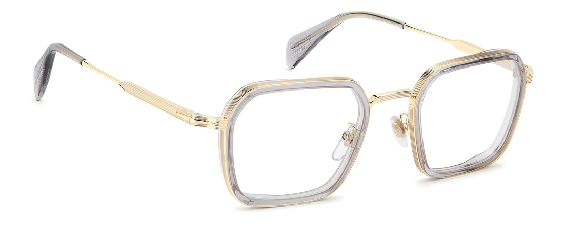 Briller david beckham db 1239/g 2f7 dorado rectangular masculino størrelse 51mm - Detaljeret visning