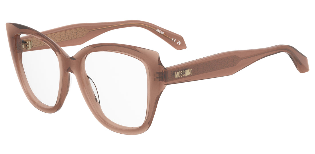 Occhiali da vista moschino mos665 fwm beige cat eye femenino taglia 52mm - Vista principale