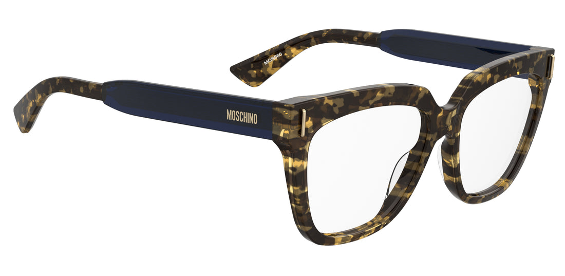 Gafas graduadas moschino mos660 ipr havana cat eye femenino talla 54mm - Vista de detalle