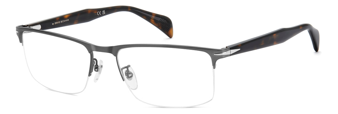 Briller david beckham db 1244/g r80 plateado rectangular masculino størrelse 59mm - Hovedvisning