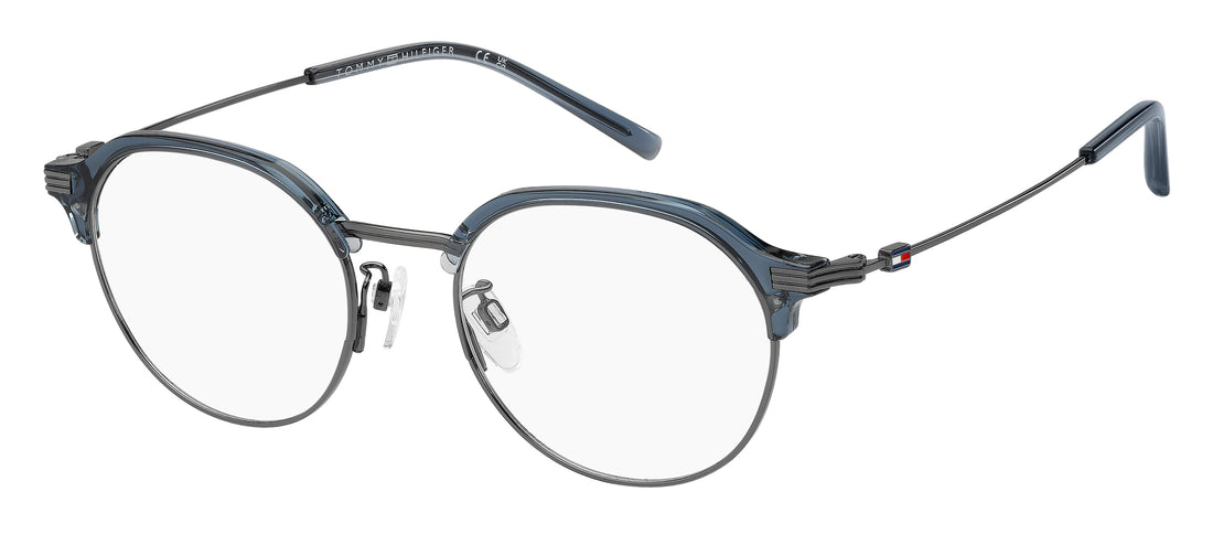 Gafas graduadas tommy hilfiger th 2358/f dty plateado round masculino talla 53mm - Vista principal
