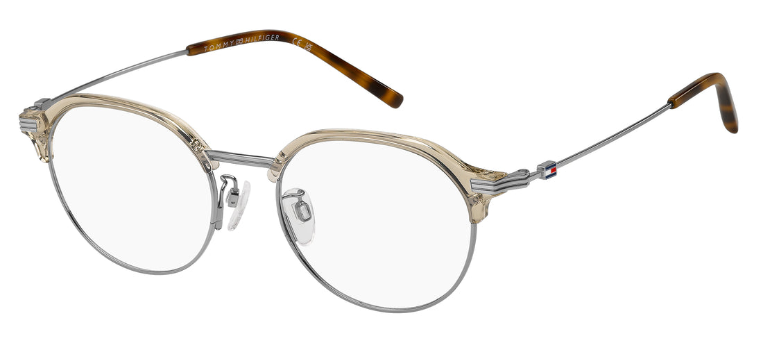 Gafas graduadas tommy hilfiger th 2358/f r1t plateado round masculino talla 53mm - Vista principal