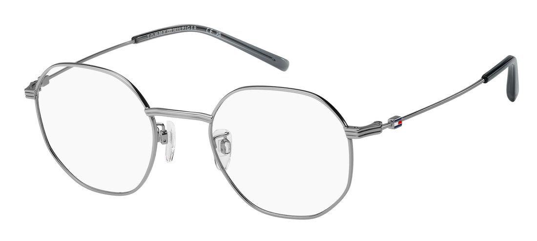Gafas graduadas tommy hilfiger th 2359/f 6lb plateado round masculino talla 51mm - Vista principal