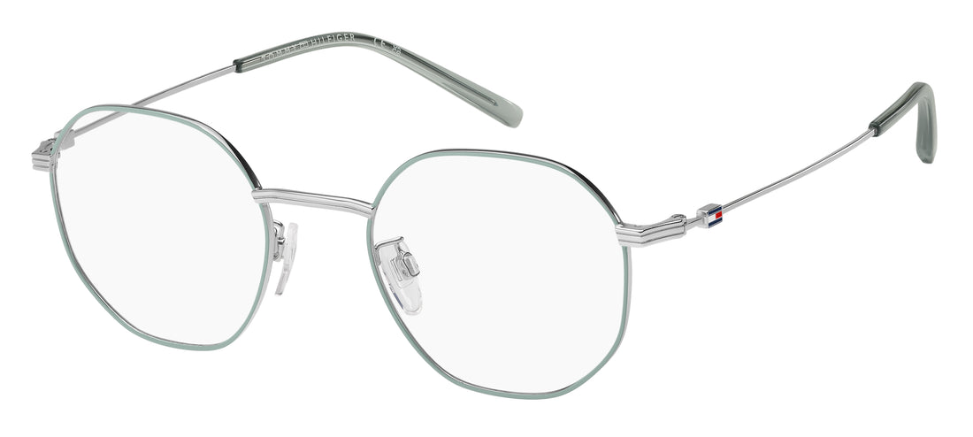 Gafas graduadas tommy hilfiger th 2359/f vgv plateado round masculino talla 51mm - Vista principal