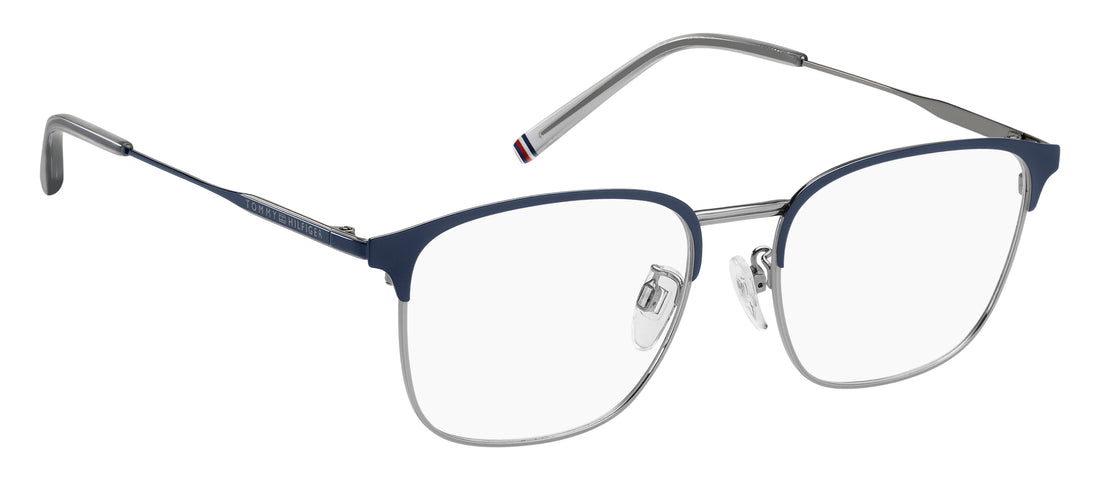 Gafas graduadas tommy hilfiger th 2361/f dty plateado rectangular masculino talla 54mm - Vista de detalle