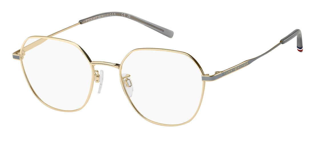 Gafas graduadas tommy hilfiger th 2363/f j5g dorado square masculino talla 53mm - Vista principal