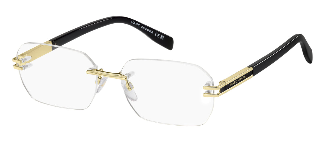 Lunettes de vue marc jacobs marc 909 rhl dorado rectangular masculino taille 58mm - Vue principale