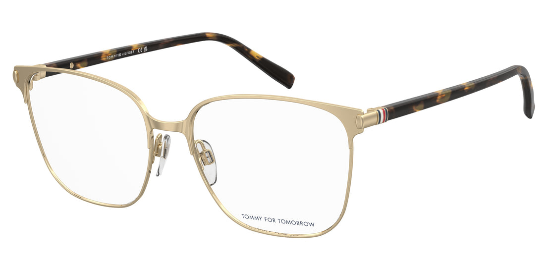 Gafas graduadas tommy hilfiger th 2351 000 dorado square femenino talla 55mm - Vista principal