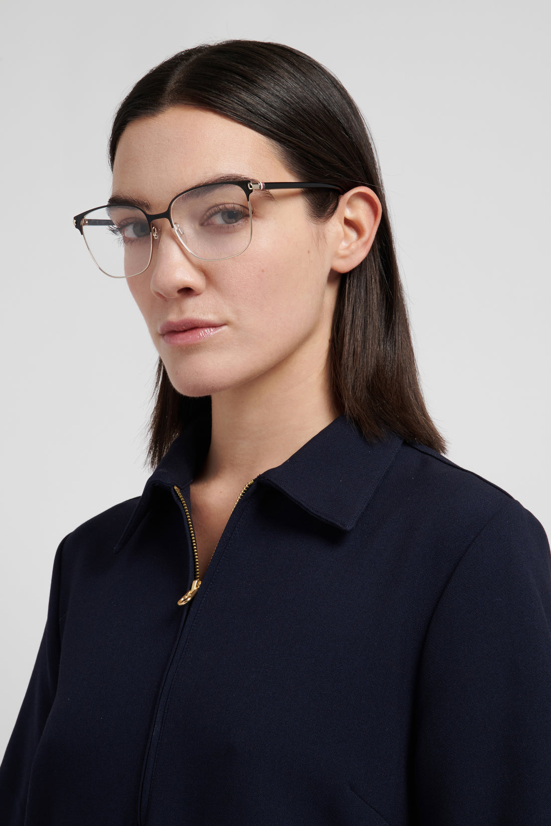 Gafas graduadas tommy hilfiger th 2351 2m2 negro square femenino talla 55mm - Vista de detalle