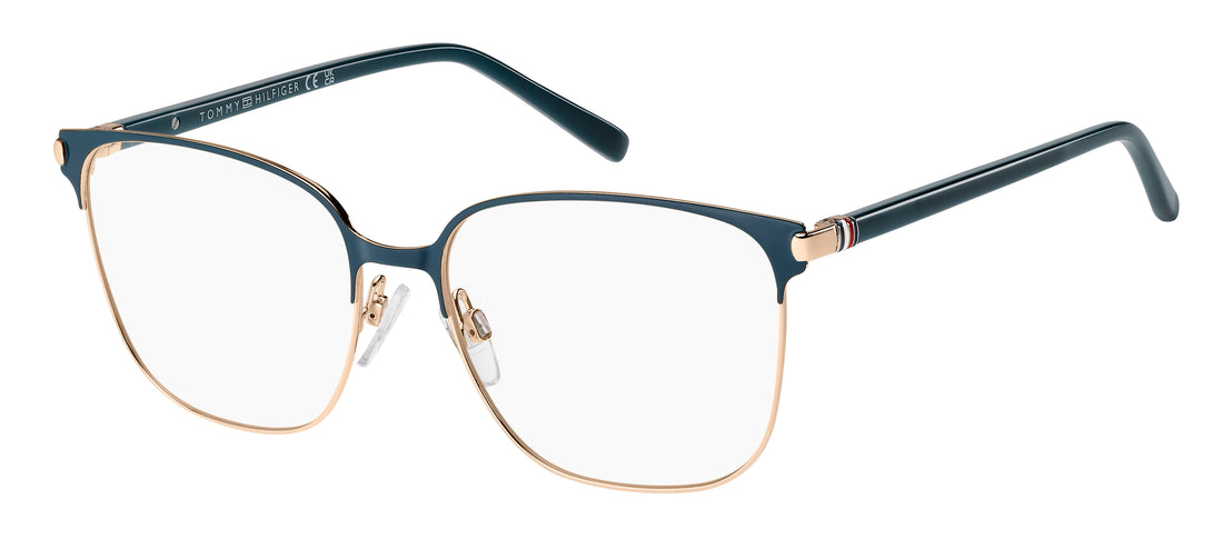 Gafas graduadas tommy hilfiger th 2351 5f6 dorado square femenino talla 55mm - Vista principal