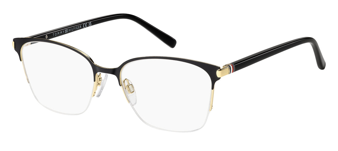 Gafas graduadas tommy hilfiger th 2352 2m2 negro rectangular femenino talla 53mm - Vista principal