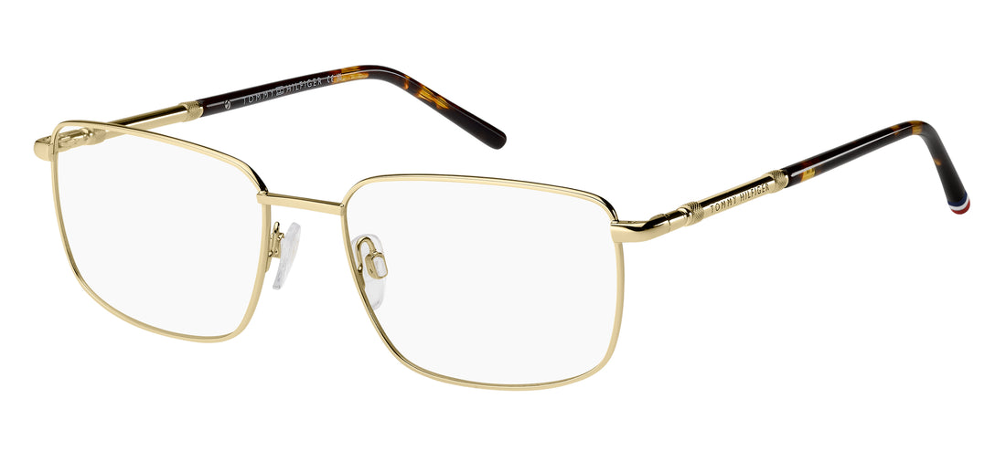 Gafas graduadas tommy hilfiger th 2331 j5g dorado rectangular masculino talla 56mm - Vista principal