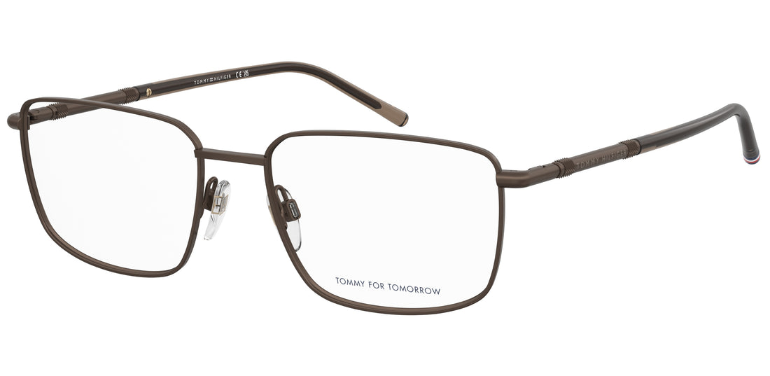 Gafas graduadas tommy hilfiger th 2331 yz4 marron rectangular masculino talla 56mm - Vista principal