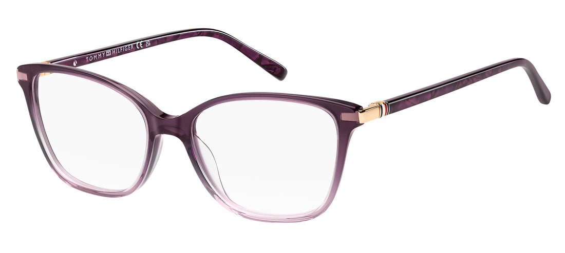 Gafas graduadas tommy hilfiger th 2354 2ow violeta cat eye femenino talla 53mm - Vista principal