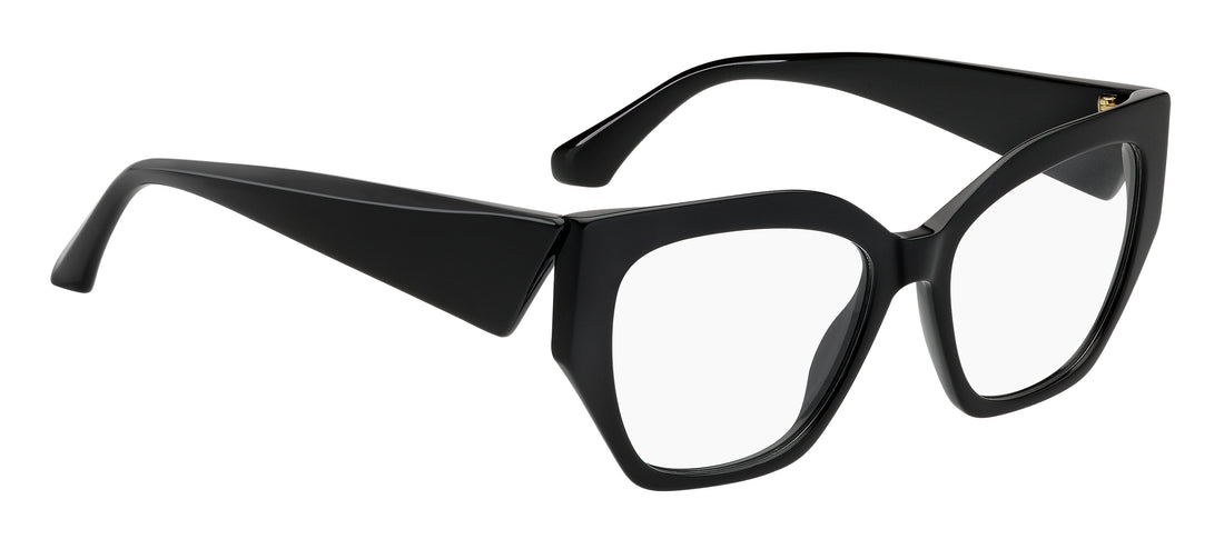 Óculos graduados etro 0125 807 negro cat eye femenino tamanho 53mm - Vista de detalhe