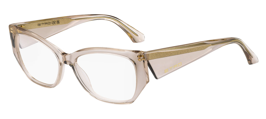 Óculos graduados etro 0126 fwm beige rectangular femenino tamanho 54mm - Vista principal