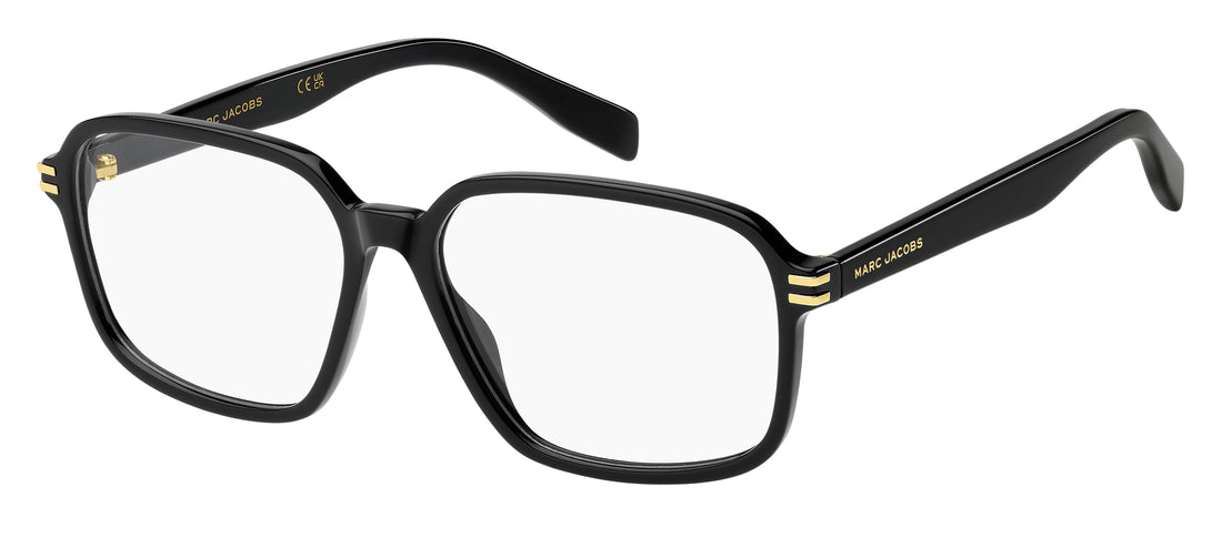 Prescription glasses marc jacobs marc 913 807 negro rectangular masculino size 57mm - Main view