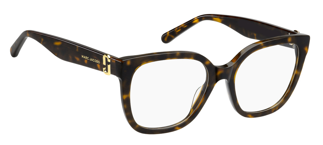 Lunettes de vue marc jacobs marc 893 086 havana square femenino taille 53mm - Vue détaillée
