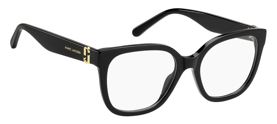 Prescription glasses marc jacobs marc 893 807 negro cat eye femenino size 53mm - Detailed view