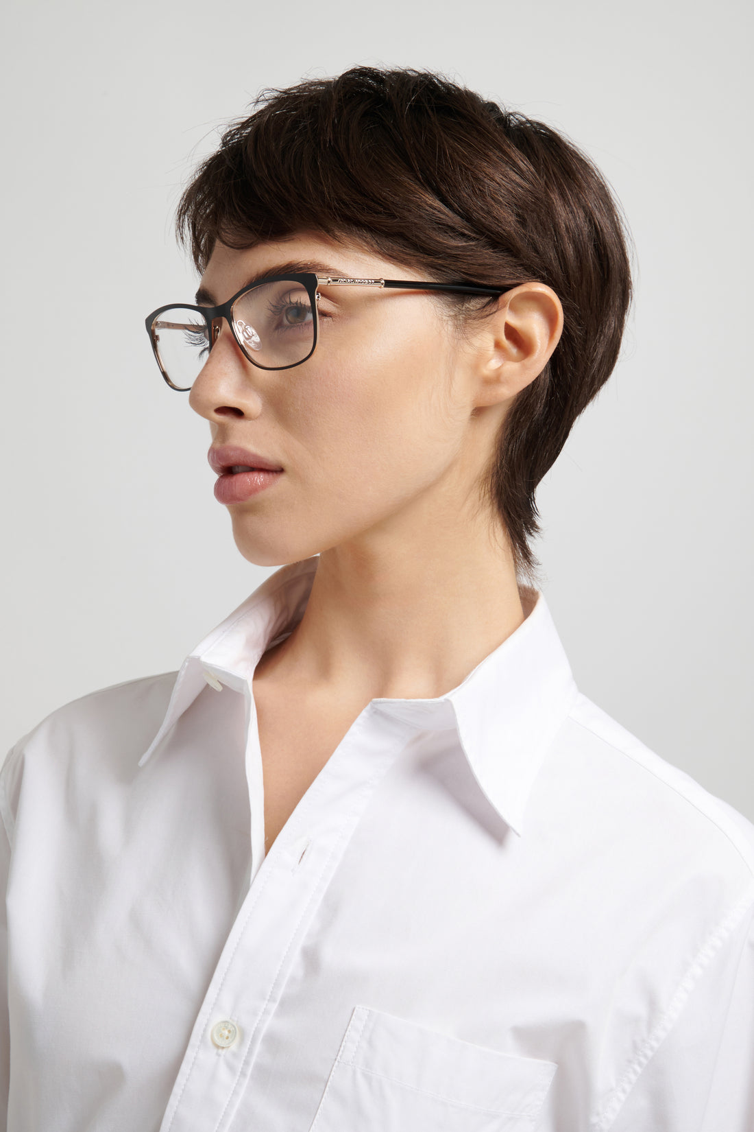 Lunettes de vue marc jacobs marc 898/g i46 negro rectangular femenino taille 53mm - Vue détaillée