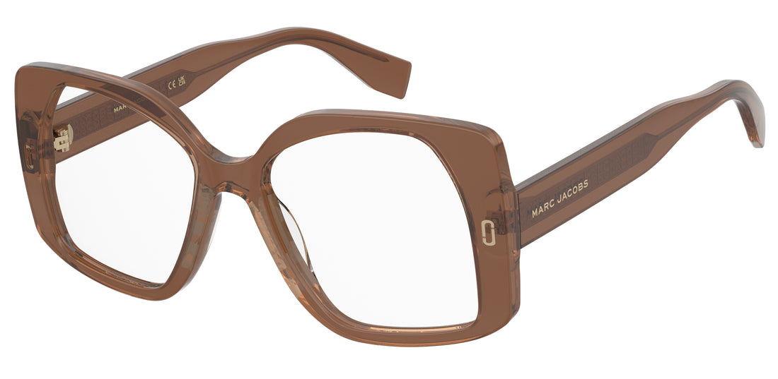 Prescription glasses marc jacobs mj 1141 09q marron square femenino size 52mm - Main view