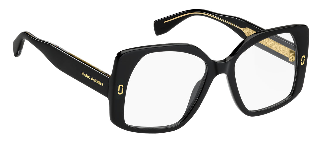 Prescription glasses marc jacobs mj 1141 807 negro square femenino size 52mm - Detailed view