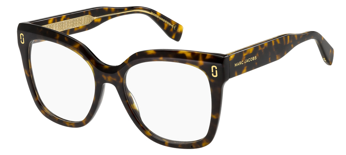 Prescription glasses marc jacobs mj 1142 086 havana cat eye femenino size 51mm - Main view