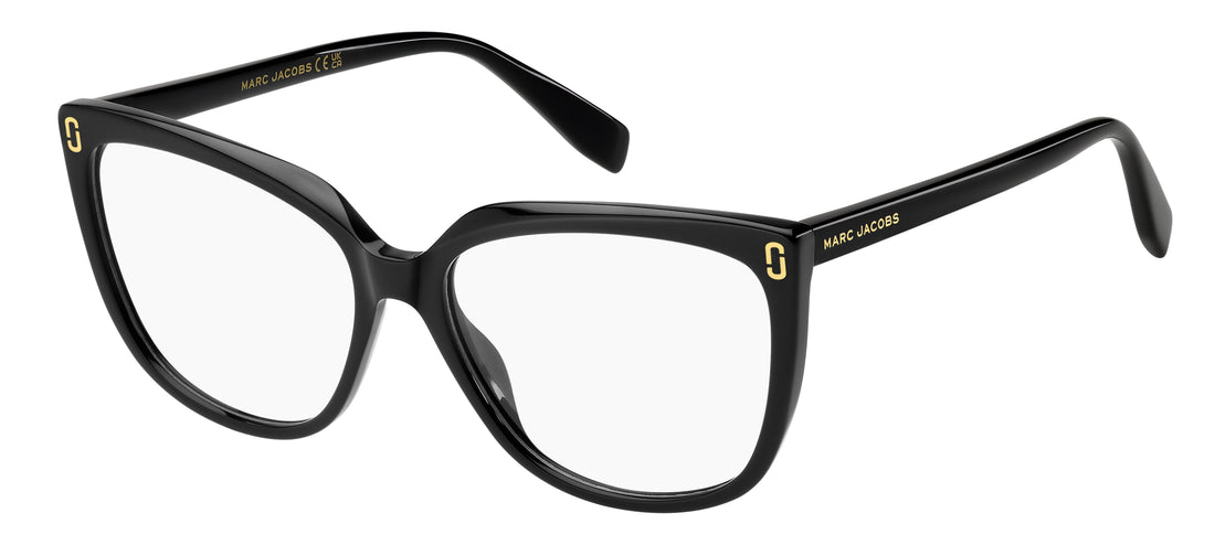 Prescription glasses marc jacobs mj 1143 807 negro cat eye femenino size 55mm - Main view