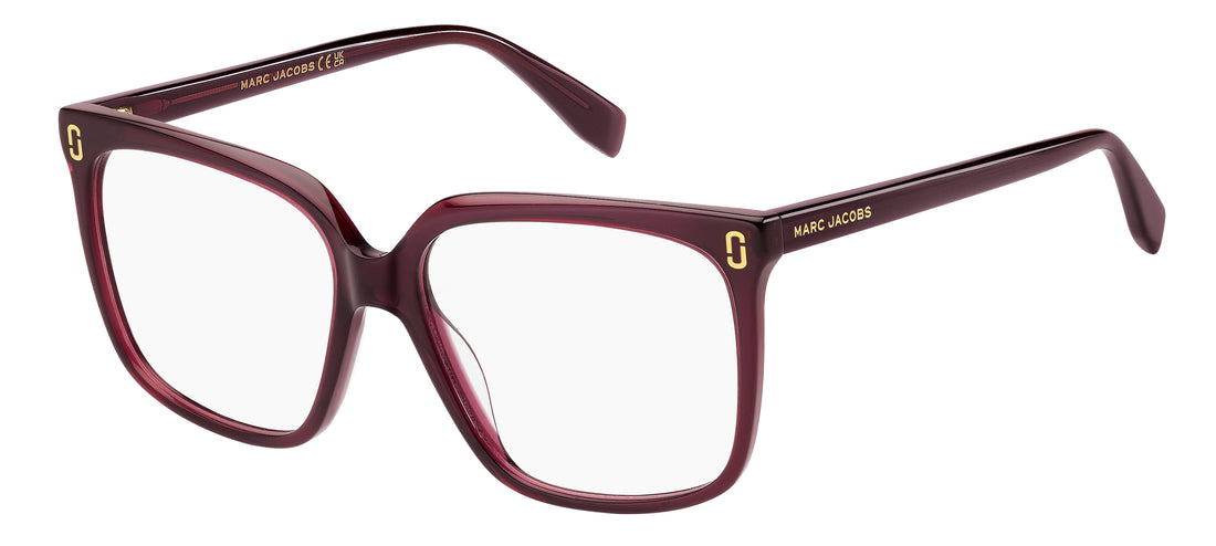 Prescription glasses marc jacobs mj 1145 lhf burdeos square femenino size 55mm - Main view