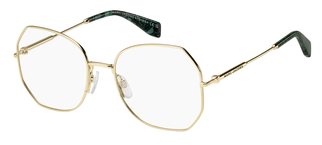 Prescription glasses marc jacobs marc 918 3yg dorado butterfly femenino size 55mm - Main view