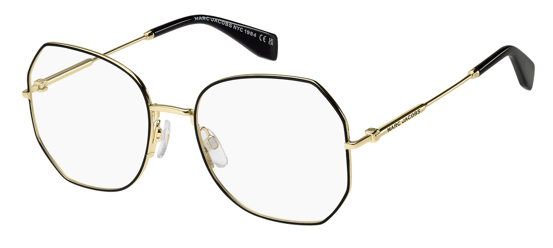 Prescription glasses marc jacobs marc 918 rhl dorado butterfly femenino size 55mm - Main view