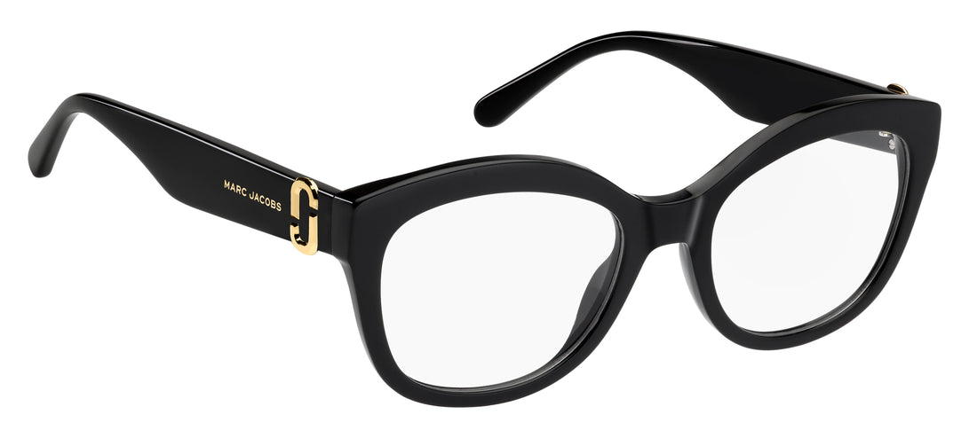 Prescription glasses marc jacobs marc 892 807 negro cat eye femenino size 53mm - Detailed view