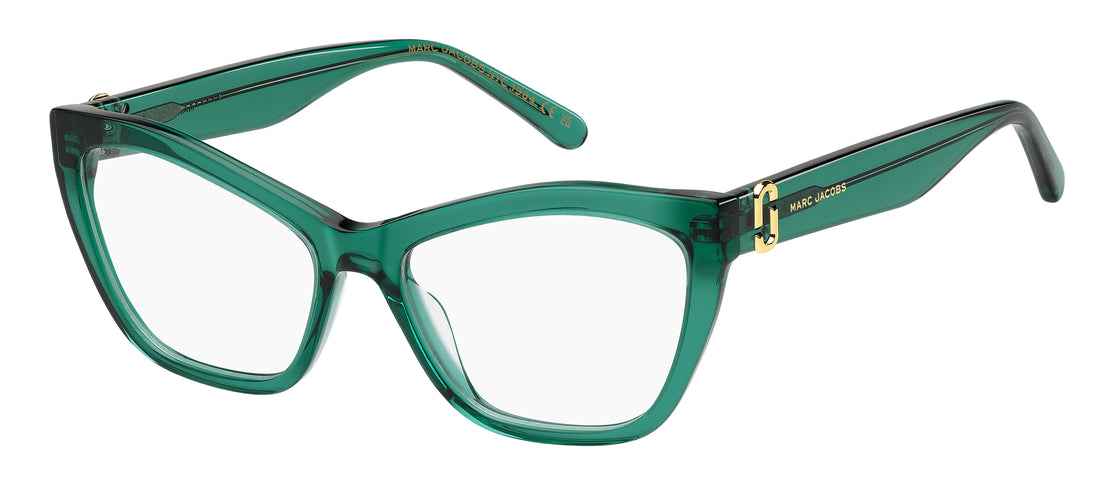 Prescription glasses marc jacobs marc 894 zi9 verde cat eye femenino size 54mm - Main view