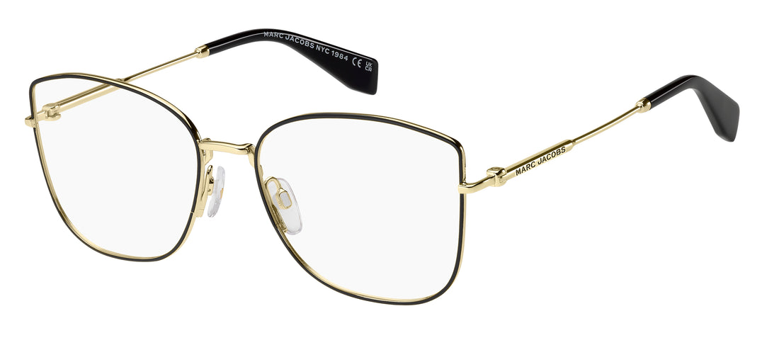 Prescription glasses marc jacobs marc 919 rhl dorado cat eye femenino size 56mm - Main view