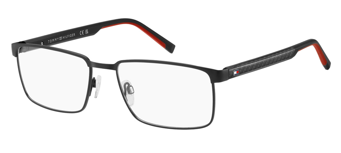Gafas graduadas tommy hilfiger th 2317 003 negro rectangular masculino talla 57mm - Vista principal